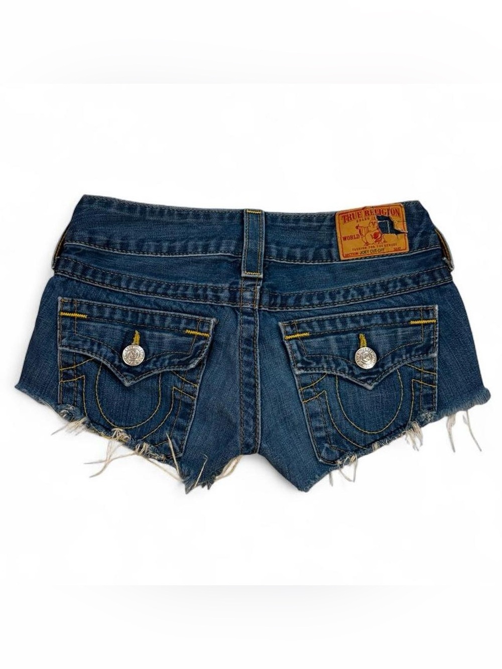 True Y2K Vintage True Religion Jeans  Joey Cut Off Micro Shorts